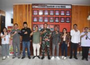 KPU dan Bawaslu Mimika Kunjungan ke Kodim Mimika