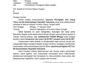 Pelaksanaan HUT Kemerdekaan RI ke-80 di Hari Minggu, Pemprov Papua Tengah Himbau Jam Ibadah Dimajukan