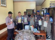 Aparat Gabungan Amankan Ratusan Liter Sopi di Pomako