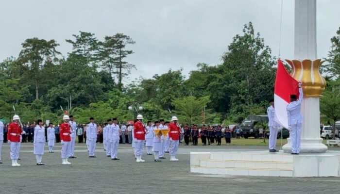 Pemkab Mimika Gelar Upacara HUT ke-80 RI