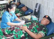 Denkav 3/SC Gelar Donor Darah Sambut HUT TNI ke – 80