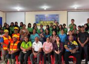 Distrik Miru Gandeng SMP N 2 Mimika Kelola Bank Sampah