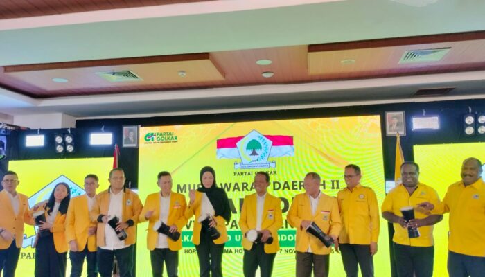 LENSA FOTO: Musda II DPD Golkar Papua Tengah, Ketum Bahlil Lahadalia Tekankan Konsolidasi Untuk Kembalikan Kejayaan Partai