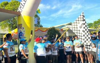 Semarakkan HUT YPMAK ke-6, Ribuan Pelari Antusias Ikut Fun Run di Mimika