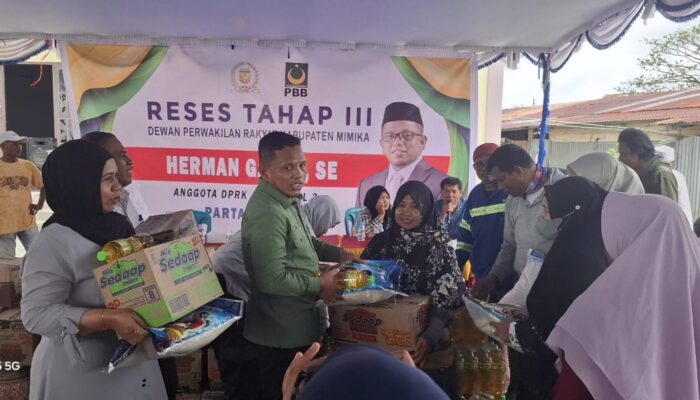 Reses di Tiga Kelurahan, Anggota DPRK Mimika, Herman Gafur Terima Aspirasi Mulai Infrastruktur Sampai Data Bansos