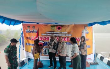 Pelayanan Tanggap Darurat, Bupati Mimika Launching Penggunaan Speed Boat Tambelo 01