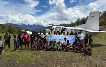 Dishub Mimika Kembali Buka Penerbangan Perdana Angkutan Udara Perintis di 5 Rute