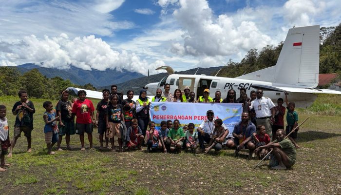Dishub Mimika Kembali Buka Penerbangan Perdana Angkutan Udara Perintis di 5 Rute