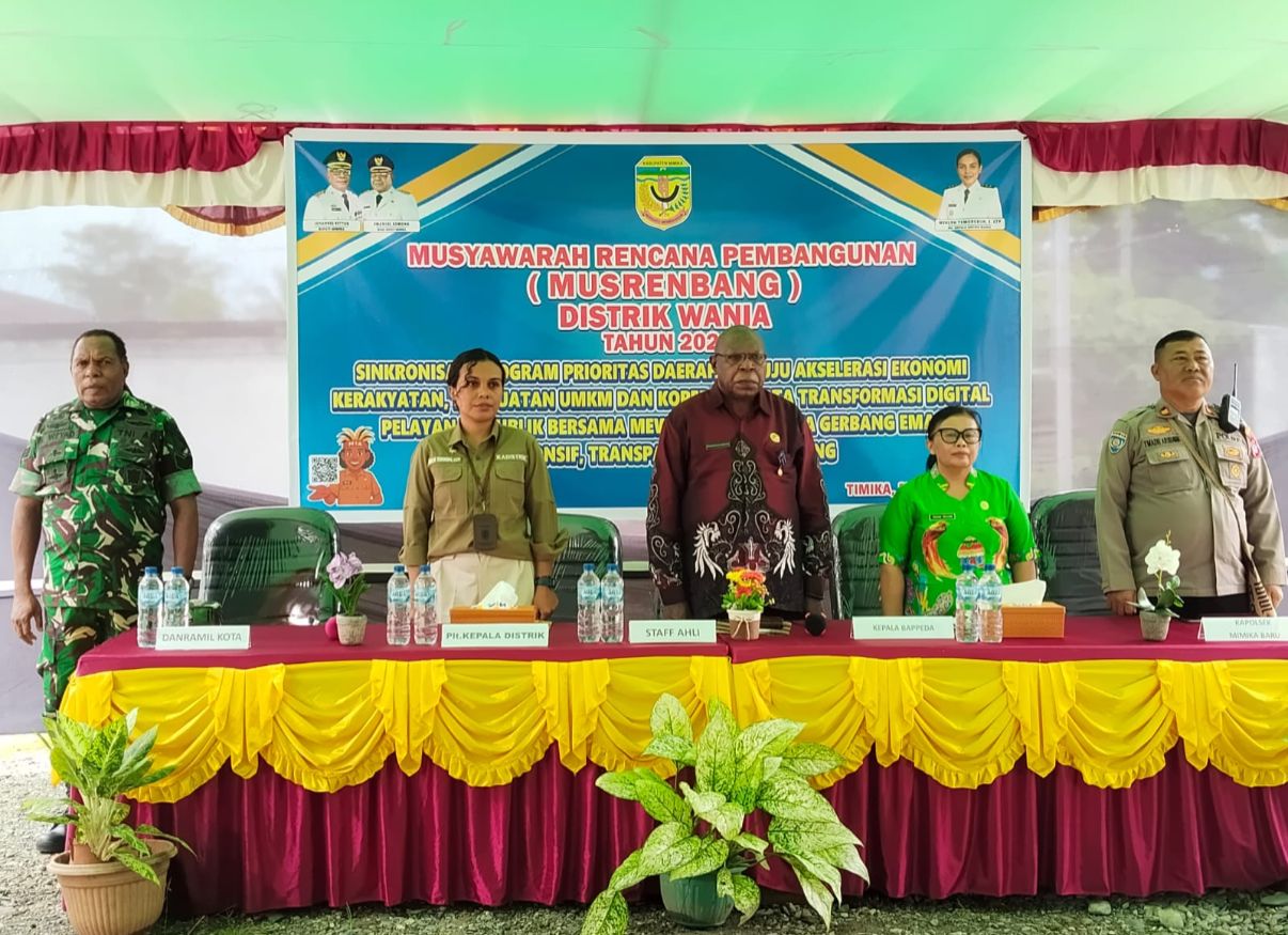 Musrenbang Distrik Wania Tahun 2026 Hasilkan 212 Usulan