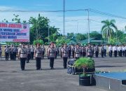 Upacara Sertijab Kasat Reskrim, Kapolsek Miru dan Mimika Barat, Ini Pesan Kapolres