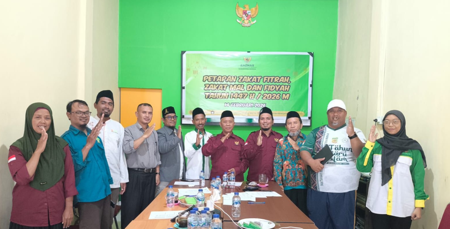 Baznas Mimika Tetapkan Besaran Zakat Fitrah 1447 Hijriyah Rp 50 Ribu