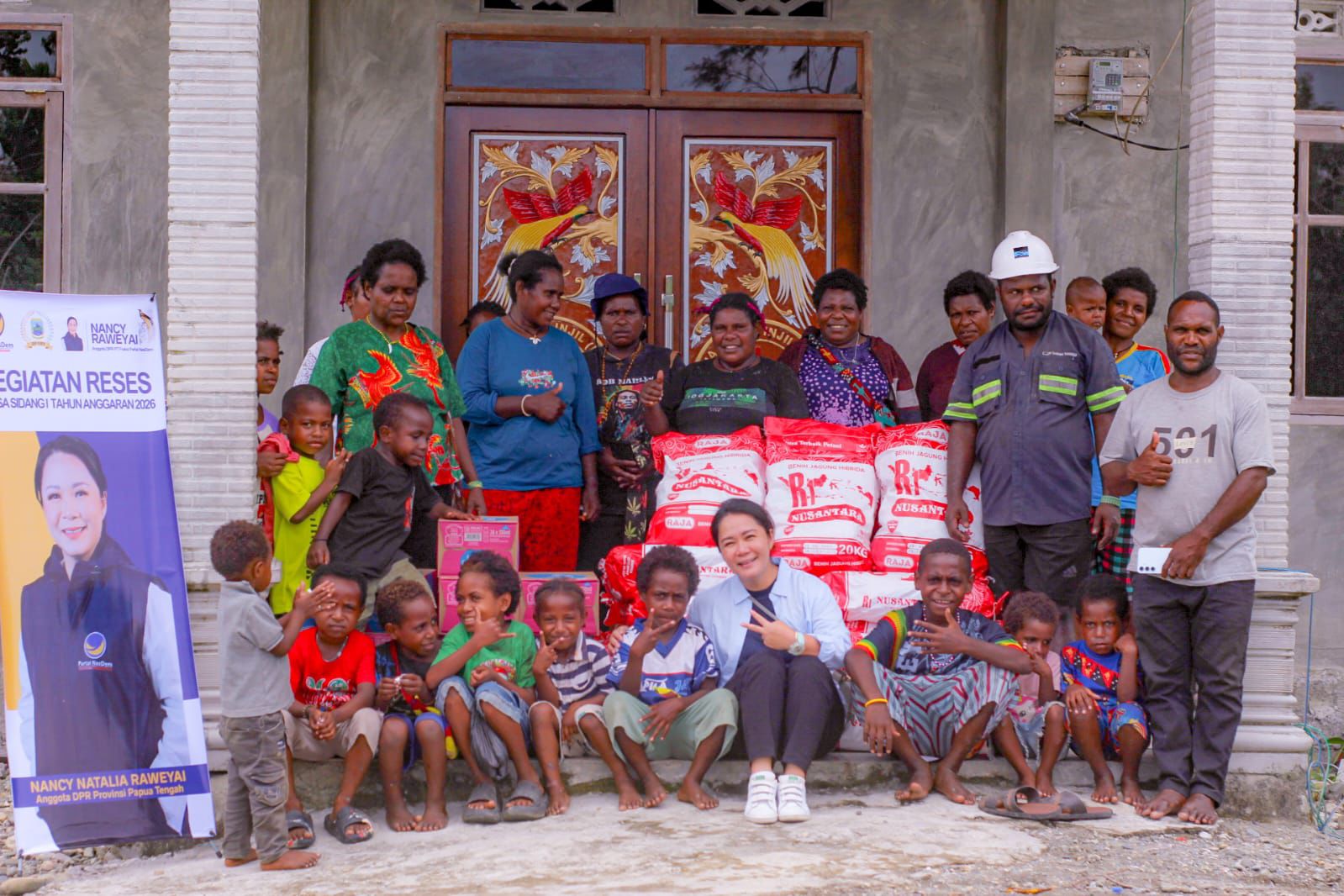 Anggota DPR Papua Tengah, Nancy Raweyai Reses di Timika