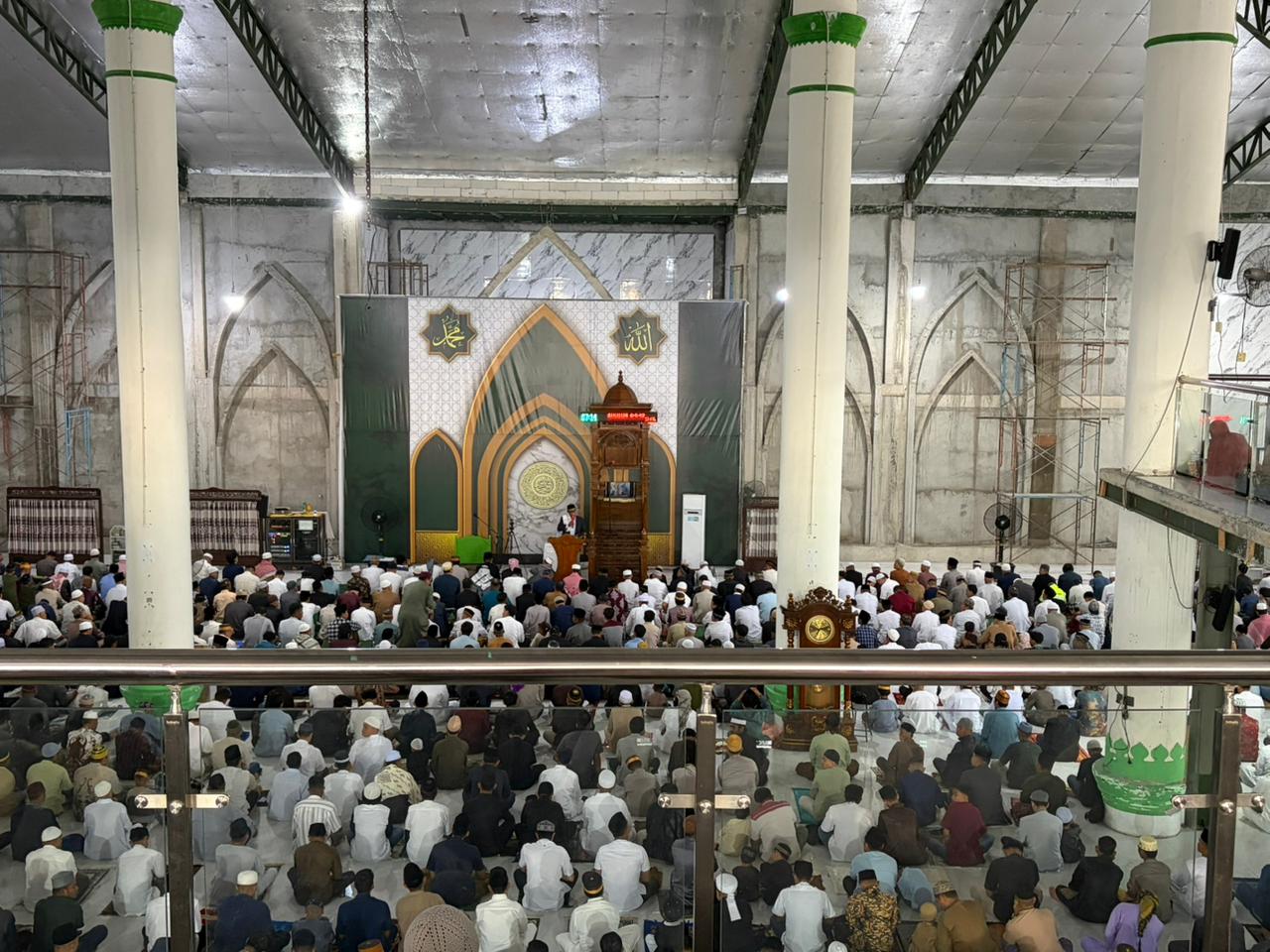Sholat Idul Fitri 1447 H di Masjid Agung Babussalam Timika, 2060 Jiwa Bayar Zakat