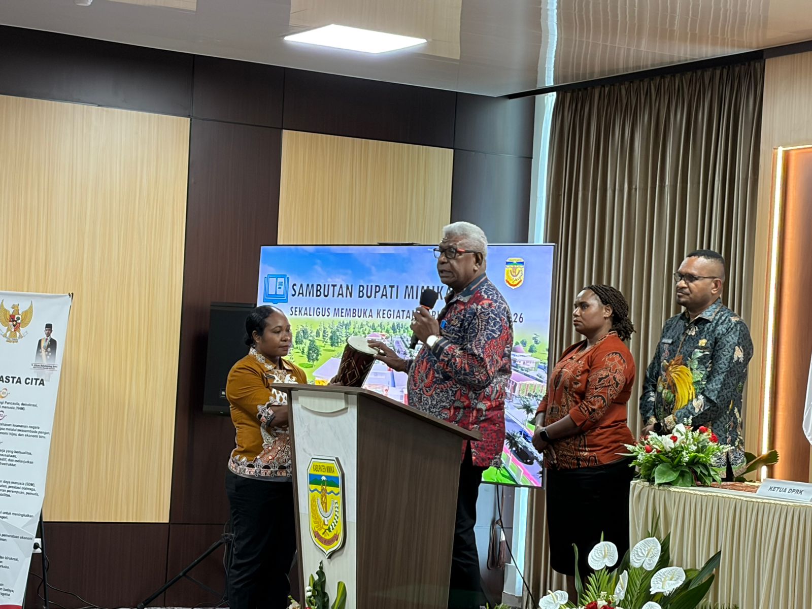 Buka Forum Perangkat Daerah Tahun 2026, Bupati Mimika Ingatkan Jangan Ada Ego Sektoral di Antara OPD