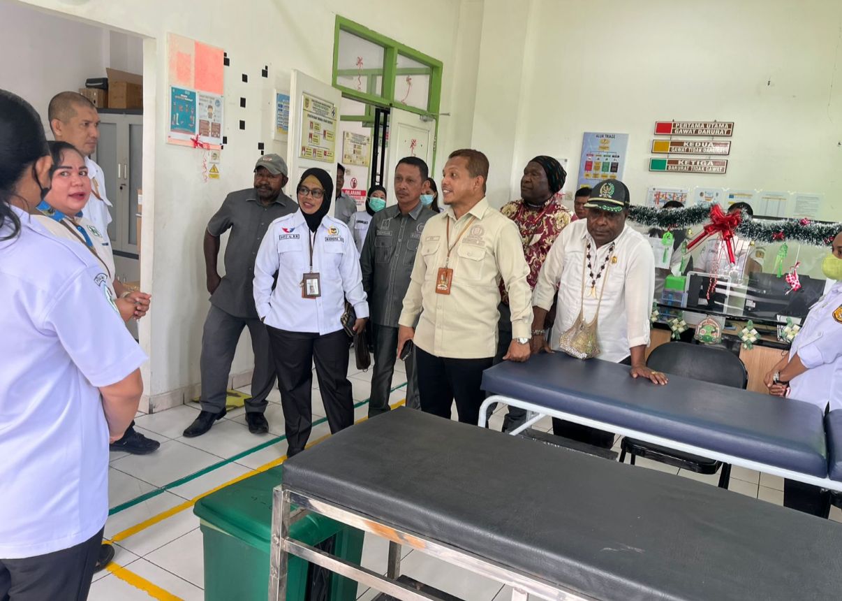 Sidak di Tiga Puskesmas, Komisi III DPRK Mimika Temukan Masih Ada Kekurangan Fasilitas