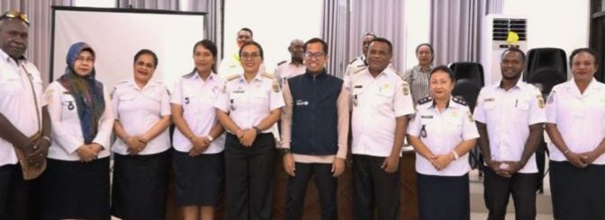 Distrik Mimika Baru Kuatkan Pendataan  Penerima Bansos