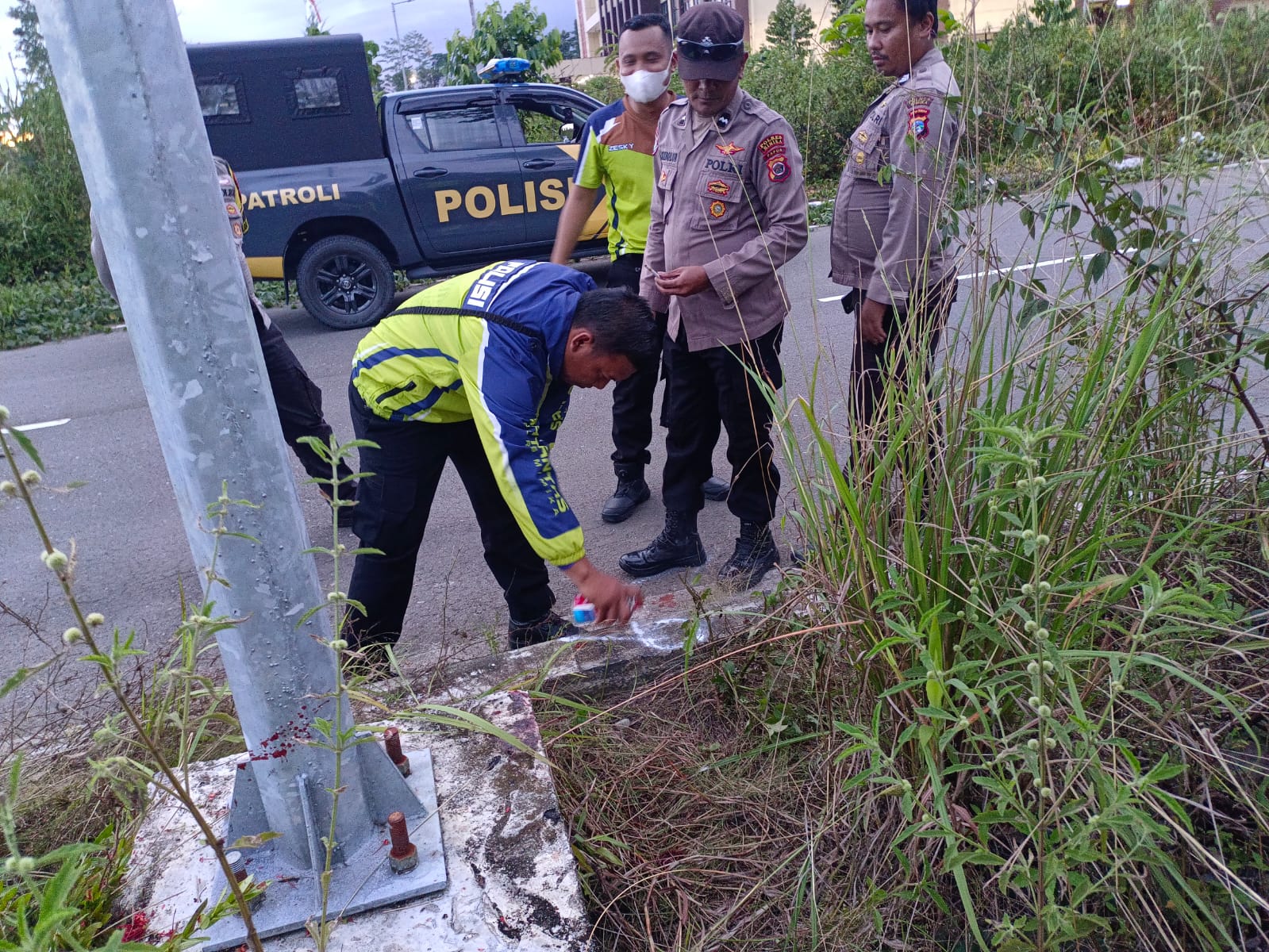 Laka Tunggal di Jalan Mile Point 32, Pengendara Sepeda Motor Meninggal Dunia