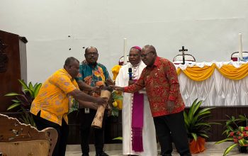 Wabup Kemong : Ada Harapan Bersama Bagi Masa Depan Pendidikan Katolik di Timika