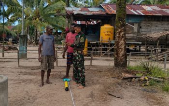 Pencarian Titik Air Dimulai, Satgas TMMD Kodim 1710/Mimika Siapkan 5 Sumur Bor untuk Warga Kampung Keakwa