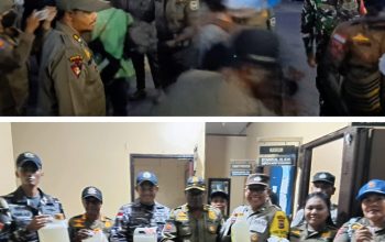 Untuk Sekian Kalinya Aparat Gabungan Amankan Sopi di Pelabuhan Pomako