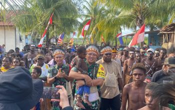 Tim Wasev Tinjau Langsung Sasaran TMMD  di Kampung Keakwa