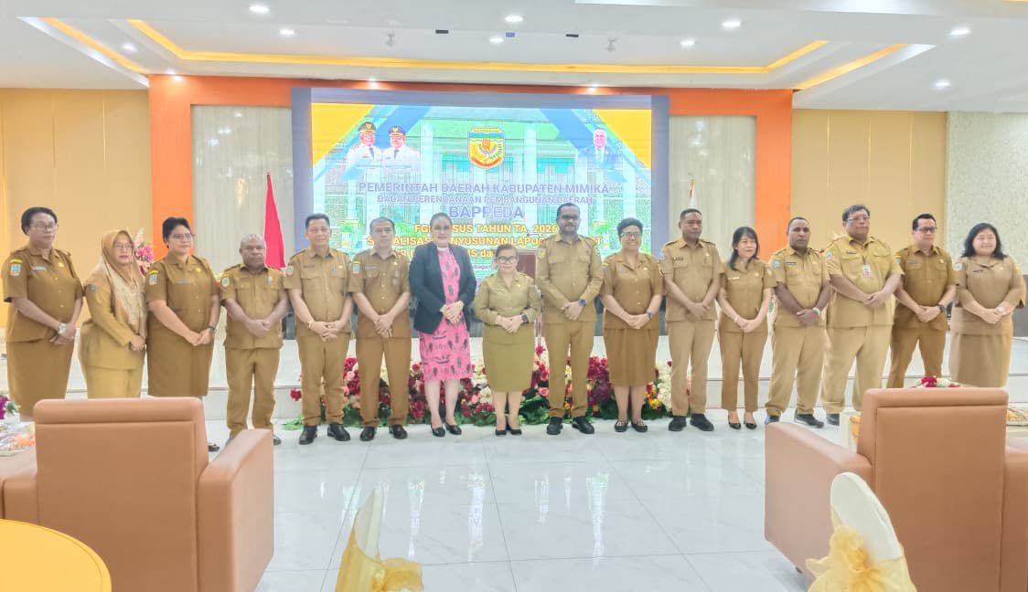 Evaluasi Capaian Pengelolaan Otsus dan DTI, Bappeda Mimika FGD Dengan 13 OPD Pengampu