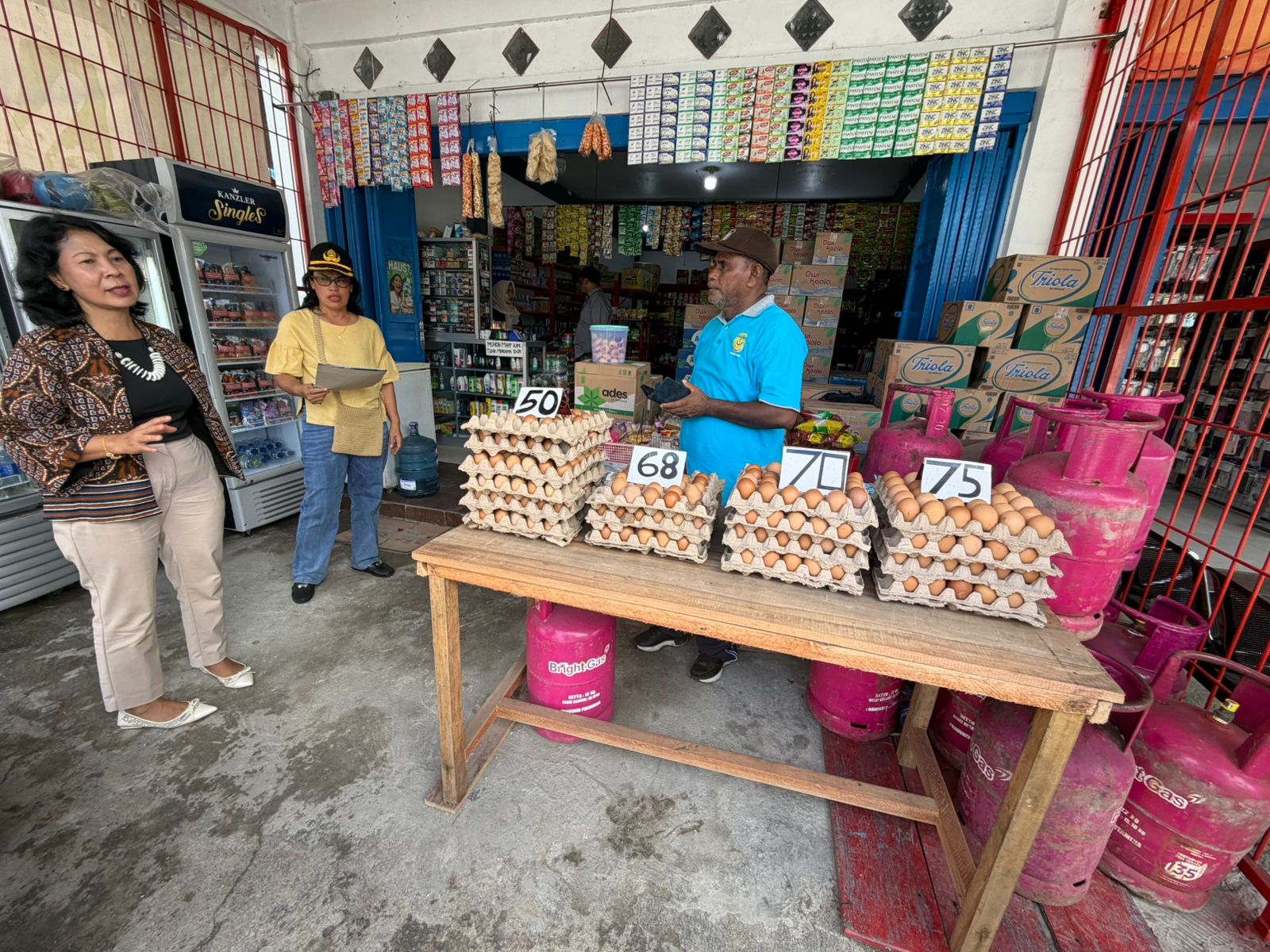 Pastikan Outlet Jual LPG Sesuai Penetapan Harga, Disperindag Mimika Lakukan Pengawasan