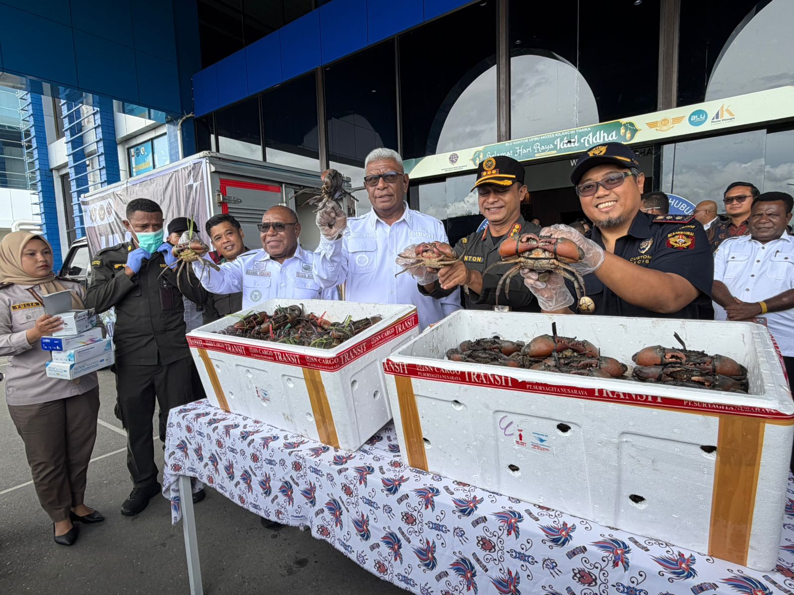 Kepiting Bakau Dari Timika Go International ke Malaysia dan Singapura