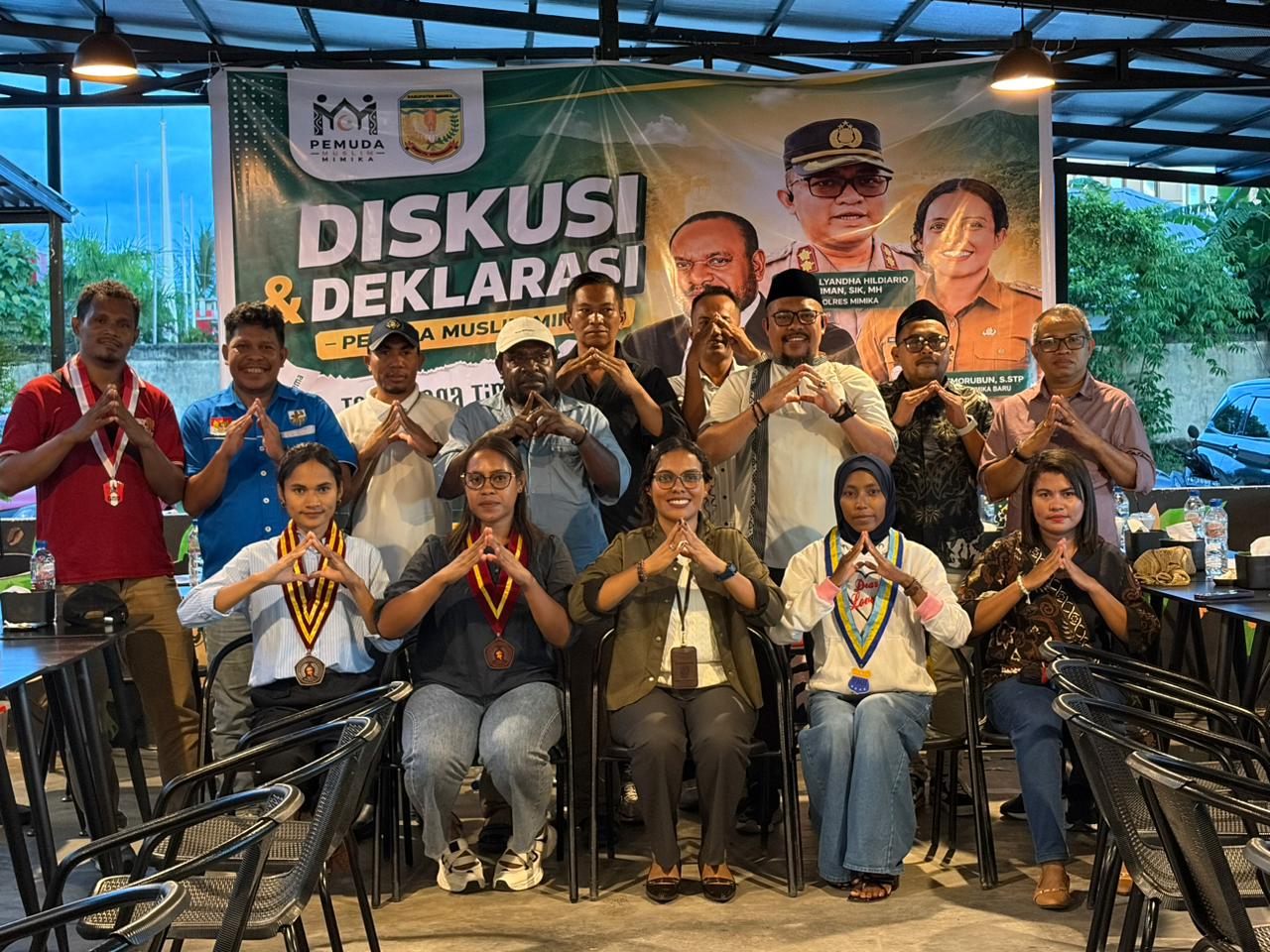 Pemuda Muslim Mimika Nyatakan Empat Poin Sikap Komitmen Pada Agenda Diskusi dan Deklarasi “Tong Jaga Timika”
