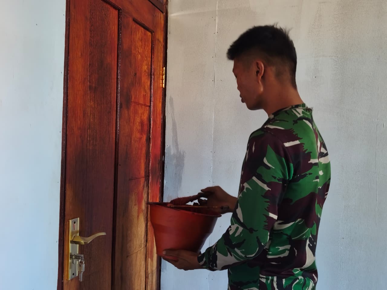 Satgas TMMD Fokus Finishing Rumah Natalia Natipia