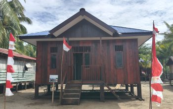 Lima Rumah Program TMMD di Kampung Keakwa Rampung dan Siap Digunakan