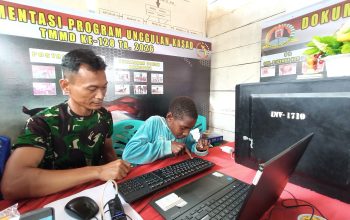 Satgas TMMD Hadirkan Edukasi Teknologi untuk Anak-Anak Kampung Keakwa