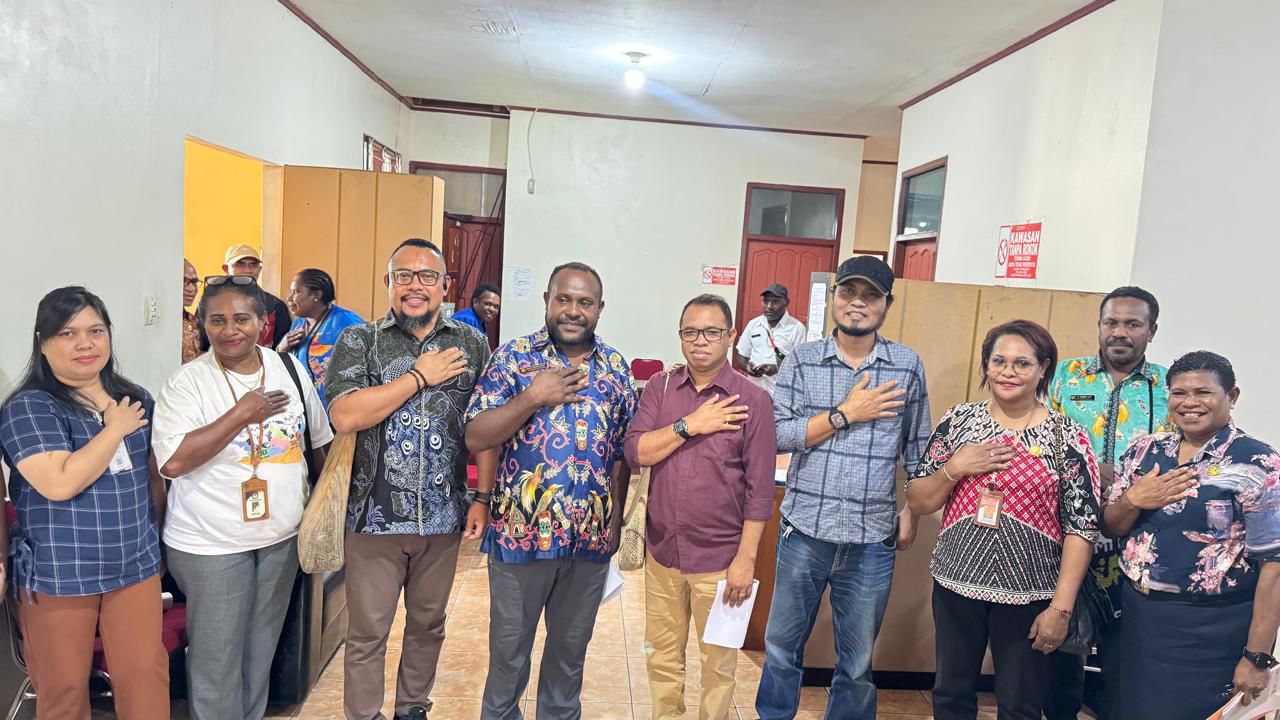 Banyak Persoalan Data Pemilih Pada Pemilu 2024, KPU Mimika Rapat Koordinasi Dengan Distrik Kuala Kencana