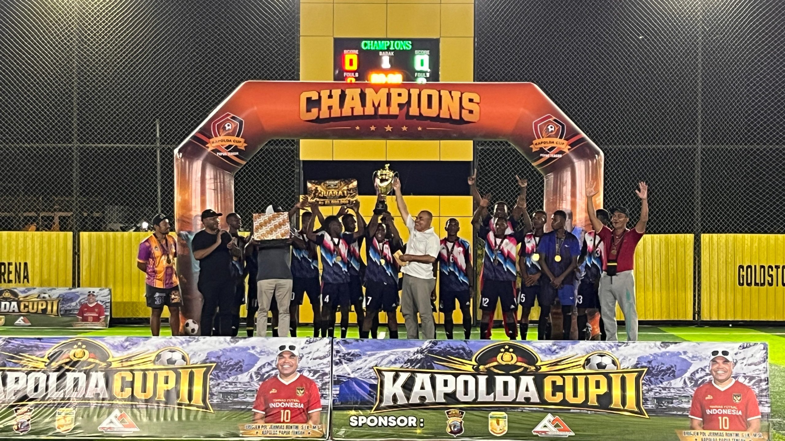 SMA Negeri 3 Kokonao Juarai Mini Soccer Kapolda Cup II di Timika