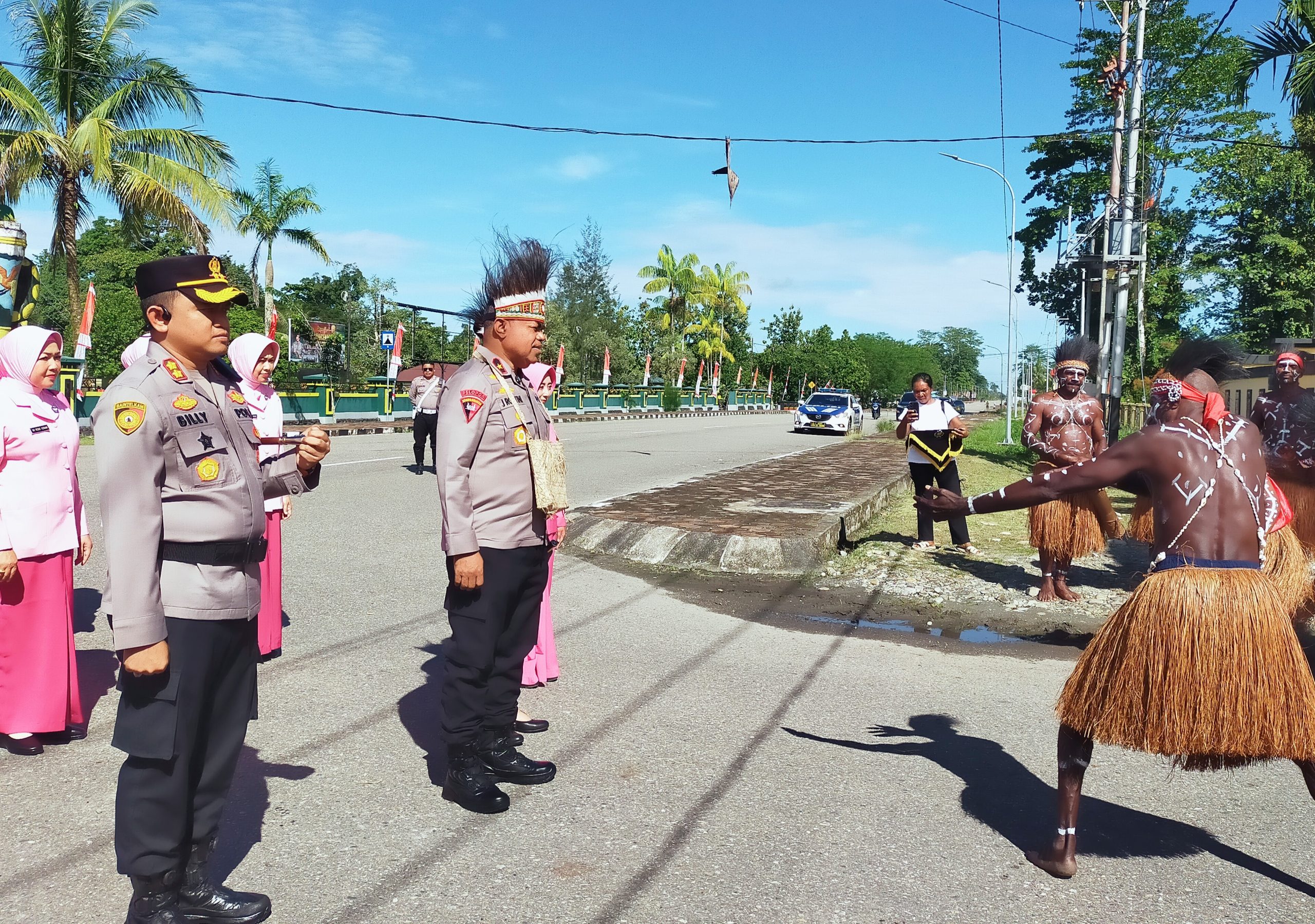 Kunker ke Polres Mimika, Kapolda Papua Tengah Ajak Masyarakat Dukung Polisi Jaga Kamtibmas