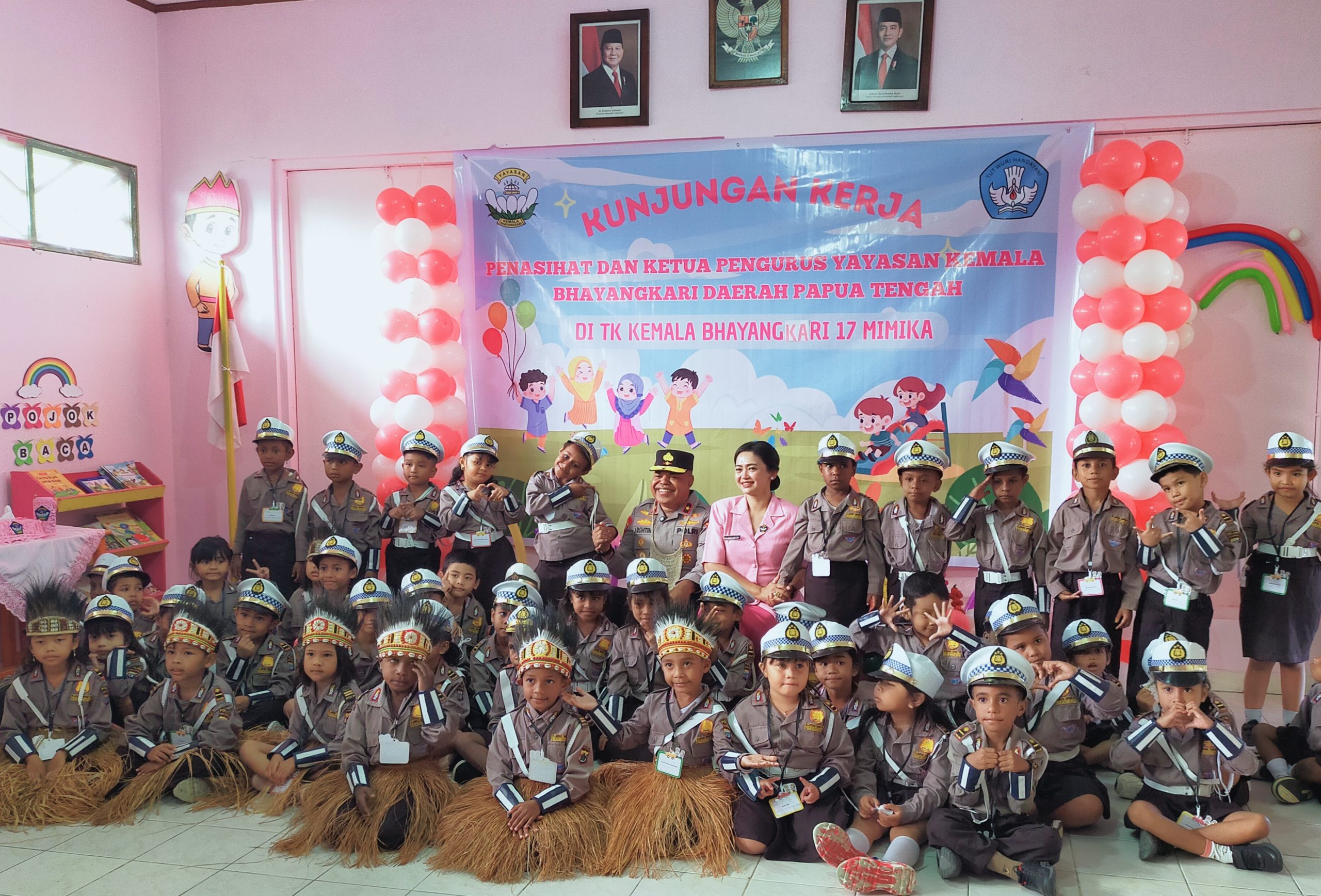 Kapolda Papua Tengah : Nilai – Nilai Positif Perlu Ditanamkan di Pendidikan Anak Usia Dini