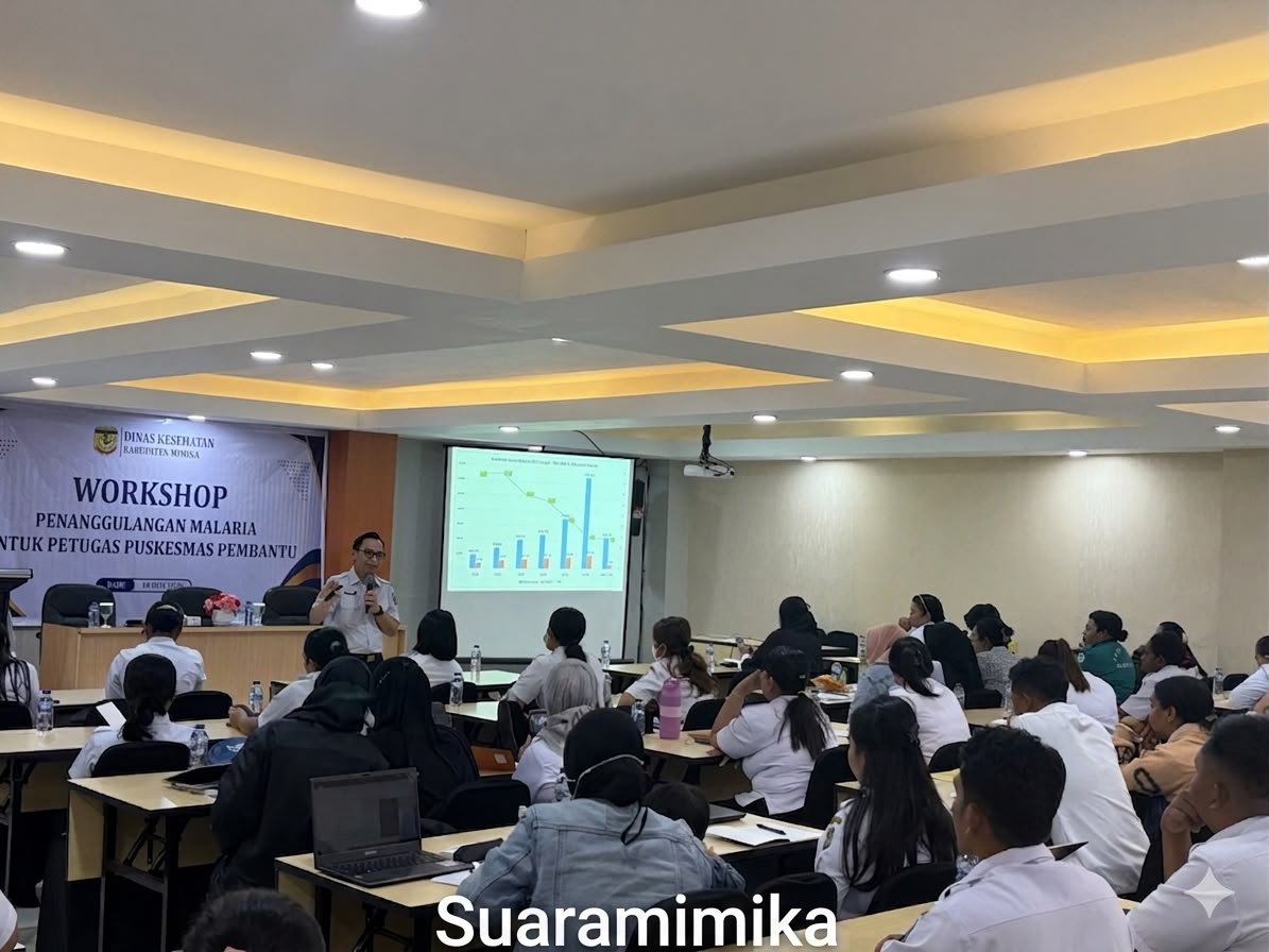Dinkes Mimika Perkuat Peran Petugas Pustu untuk Penanggulangan Malaria