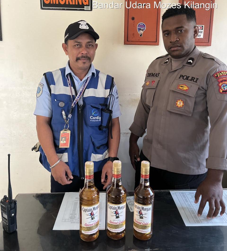 Aparat Gabungan Gagalkan Penyelundupan Miras dari Timika ke Ilaga