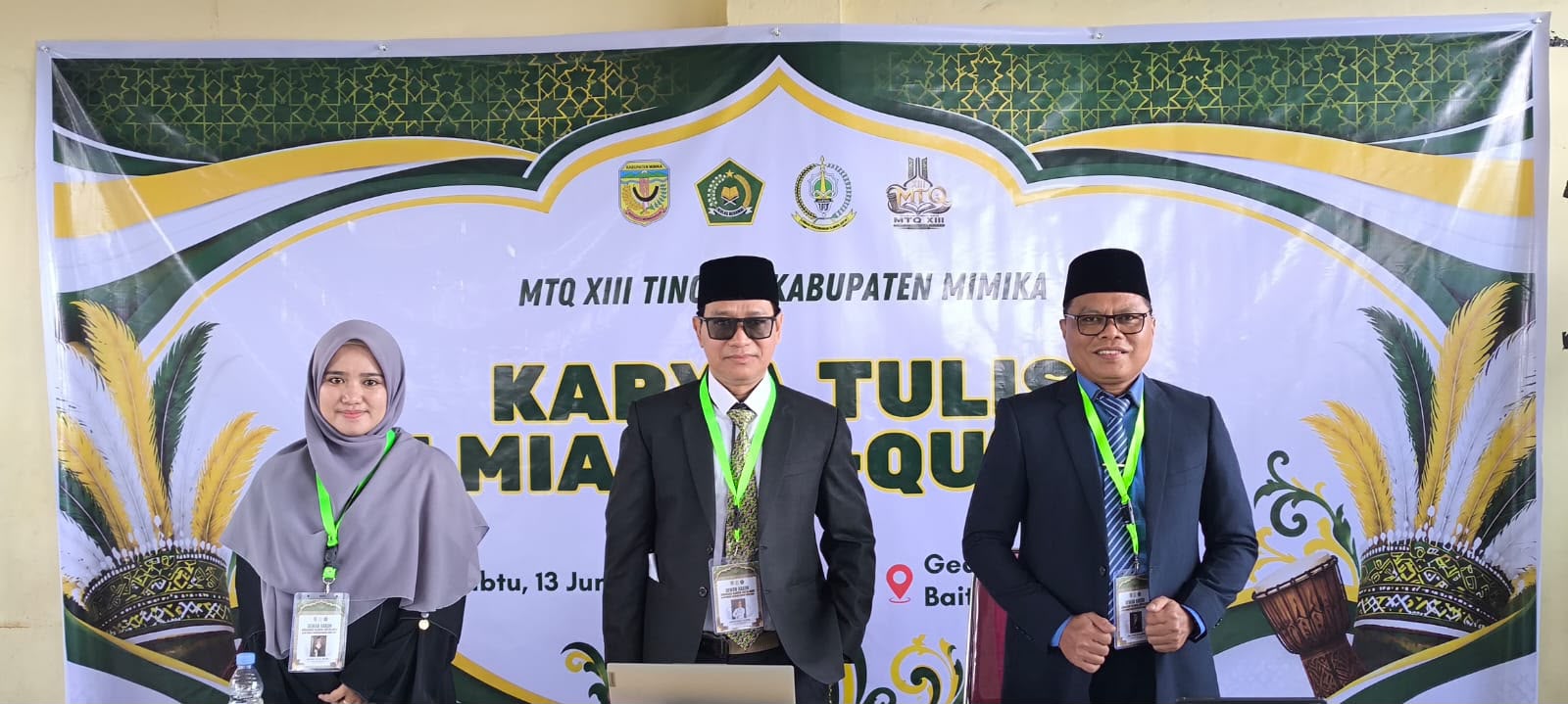 Bidang Lomba MKTIQ Pada MTQ Ke-XIII Mimika Sukses Sesuai Tema “Cahaya Al-Qur’an Pemersatu Jiwa : Meneguhkan Harmoni Menuju Mimika Emas”