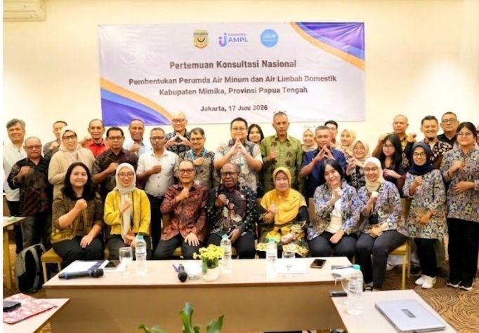 Langkah Strategis Pembentukan Perumda SPAM dan ALD, Pemkab Mimika Rapat Konsultasi Lintas Direktorat Koherensi Yuridis