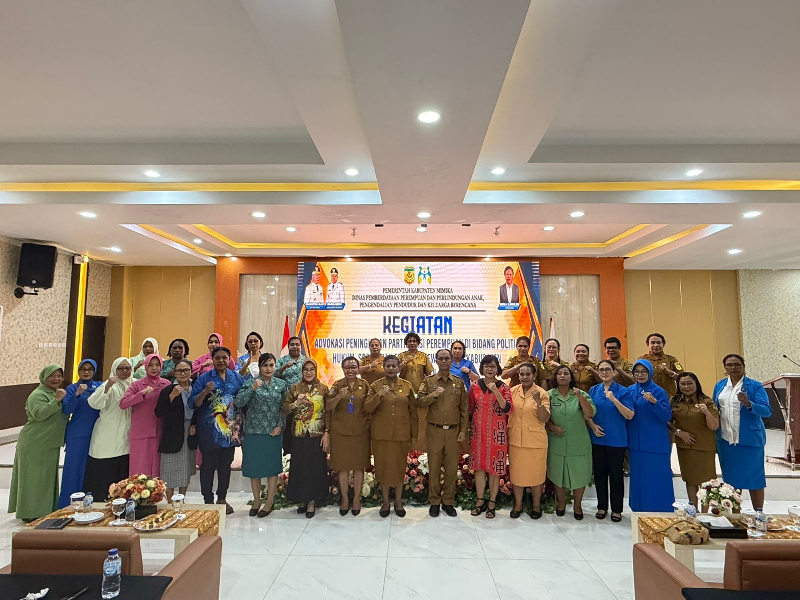 DP3AP2KB Mimika Tingkatkan SDM Bagi Organisasi Perempuan