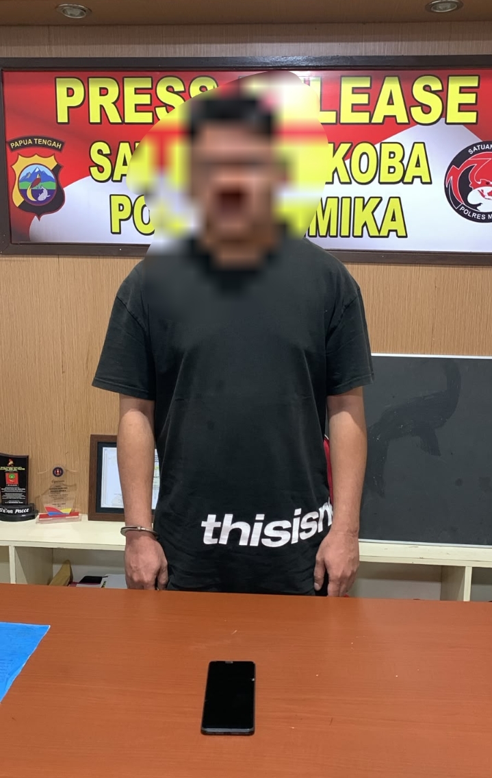 Polres Mimika Tangkap DPO Kasus Tindak Pidana Kesehatan