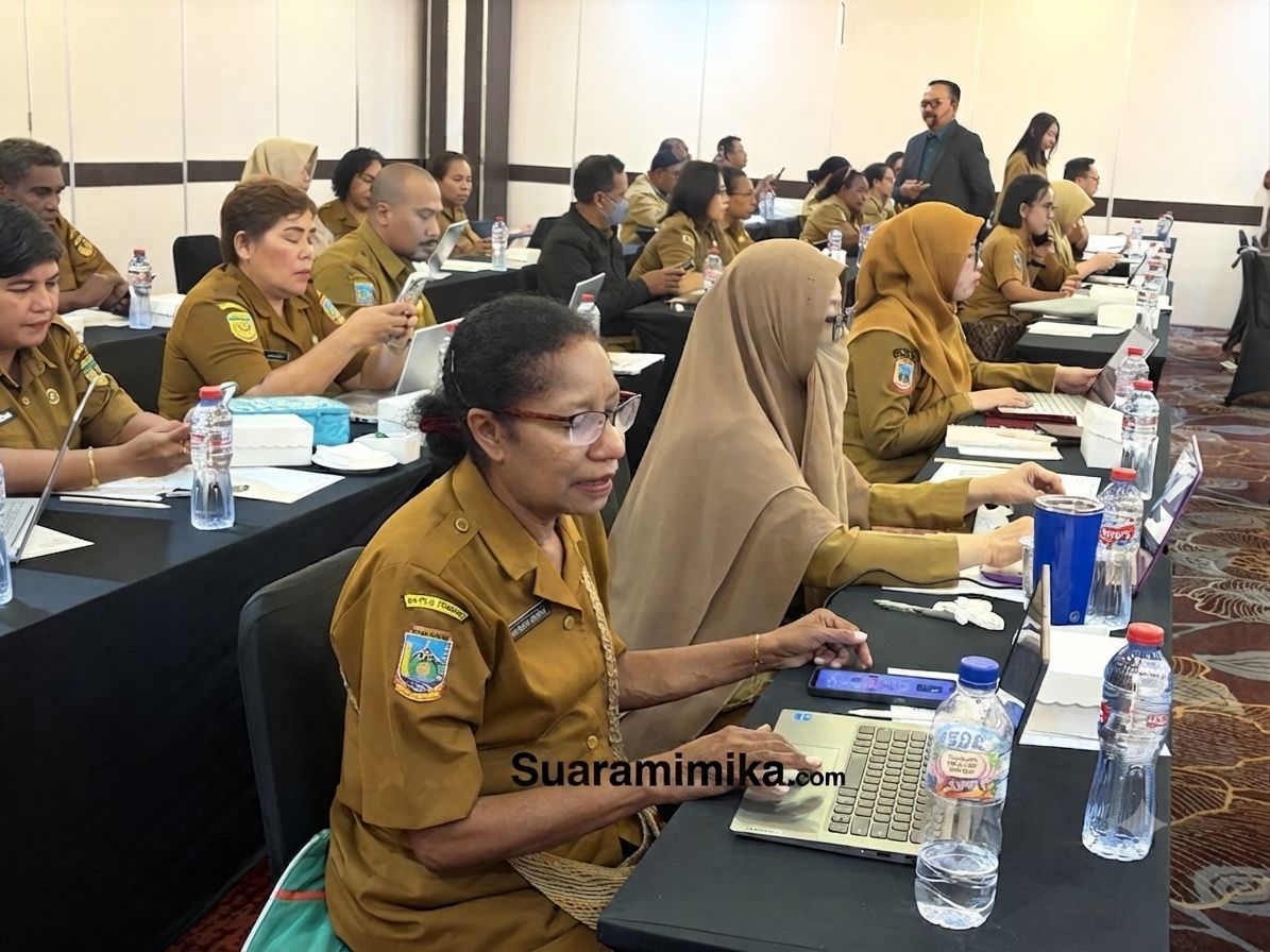 Tingkatkan Kapasitas Pengelolaan Anggaran,  Puluhan PPTK Dinkes Mimika Ikuti Bimtek Pengadaan Barang Dan Jasa