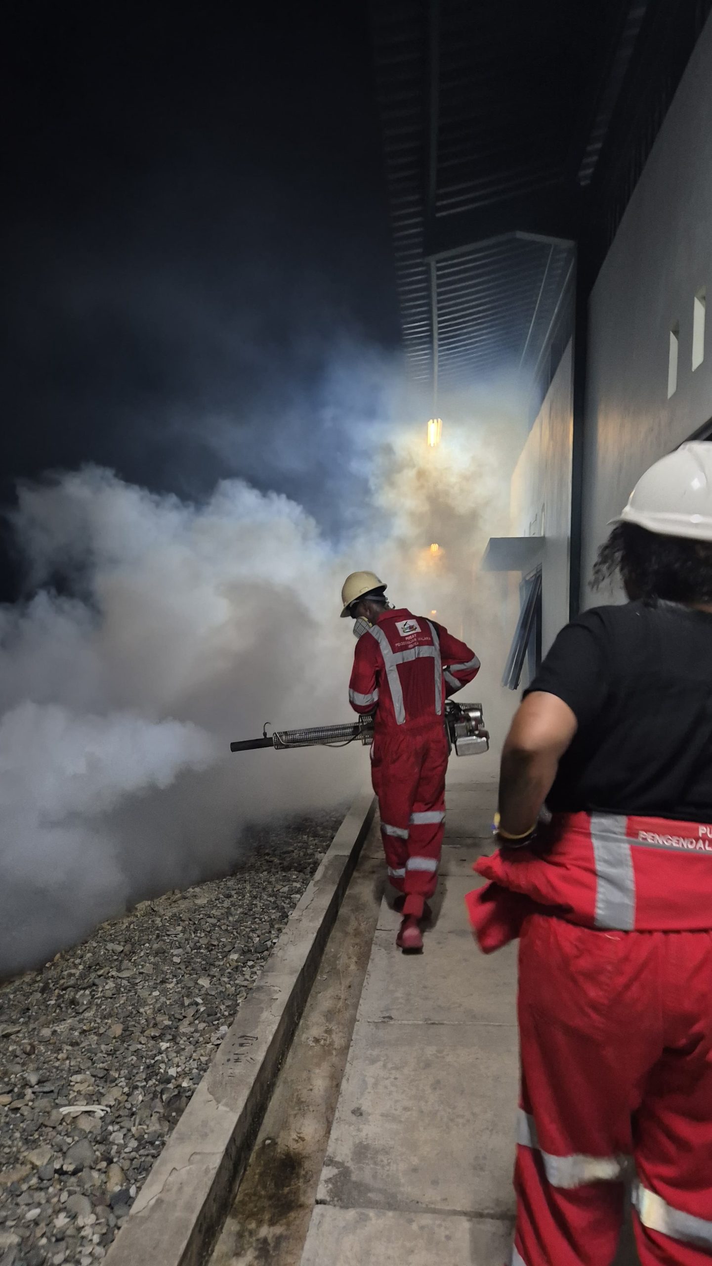 Gratis Sepenuhnya, Tim UPTD Malaria Center Semprot Fogging Sesuai Permintaan Resmi