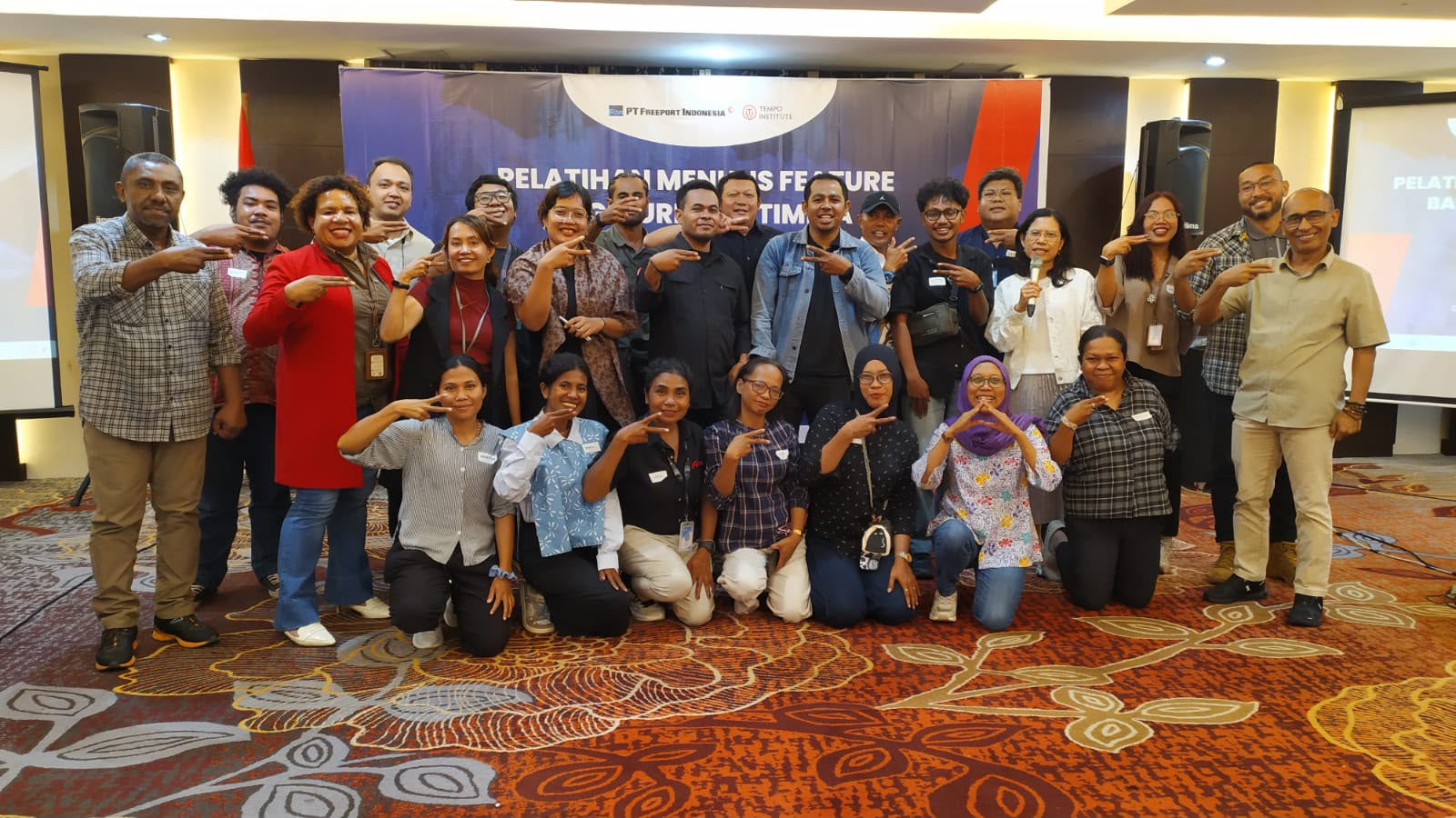 PT Freeport Indonesia Gandeng Tempo Institute Latih 20 Jurnalis Mimika