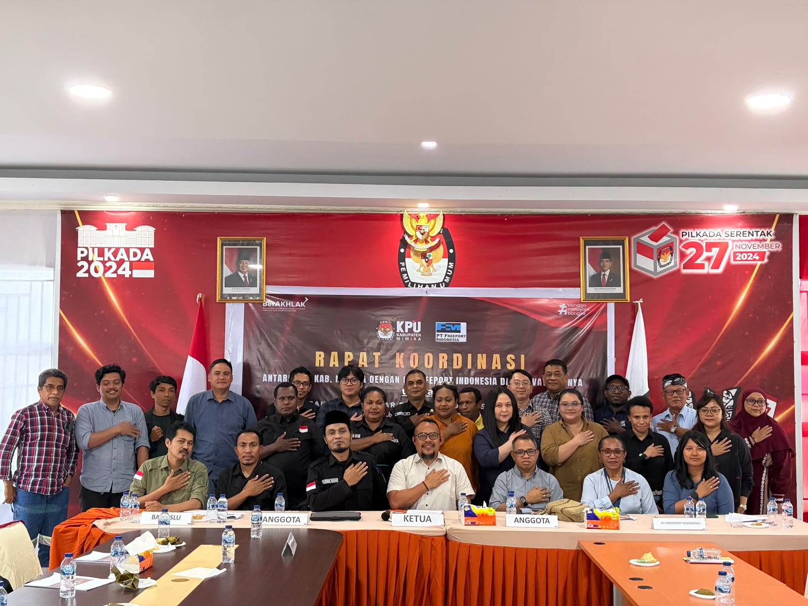 KPU Mimika Pastikan Seluruh Hak Pilih Karyawan Pada Pemilu 2029 Terpenuhi