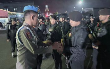 Antisipasi Gangguan Kamtibmas, Polres Mimika Gelar Patroli Gabungan