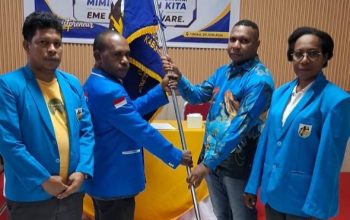 Rafael Taorekeyau Resmi Pimpin KNPI Mimika Periode 2026-2029