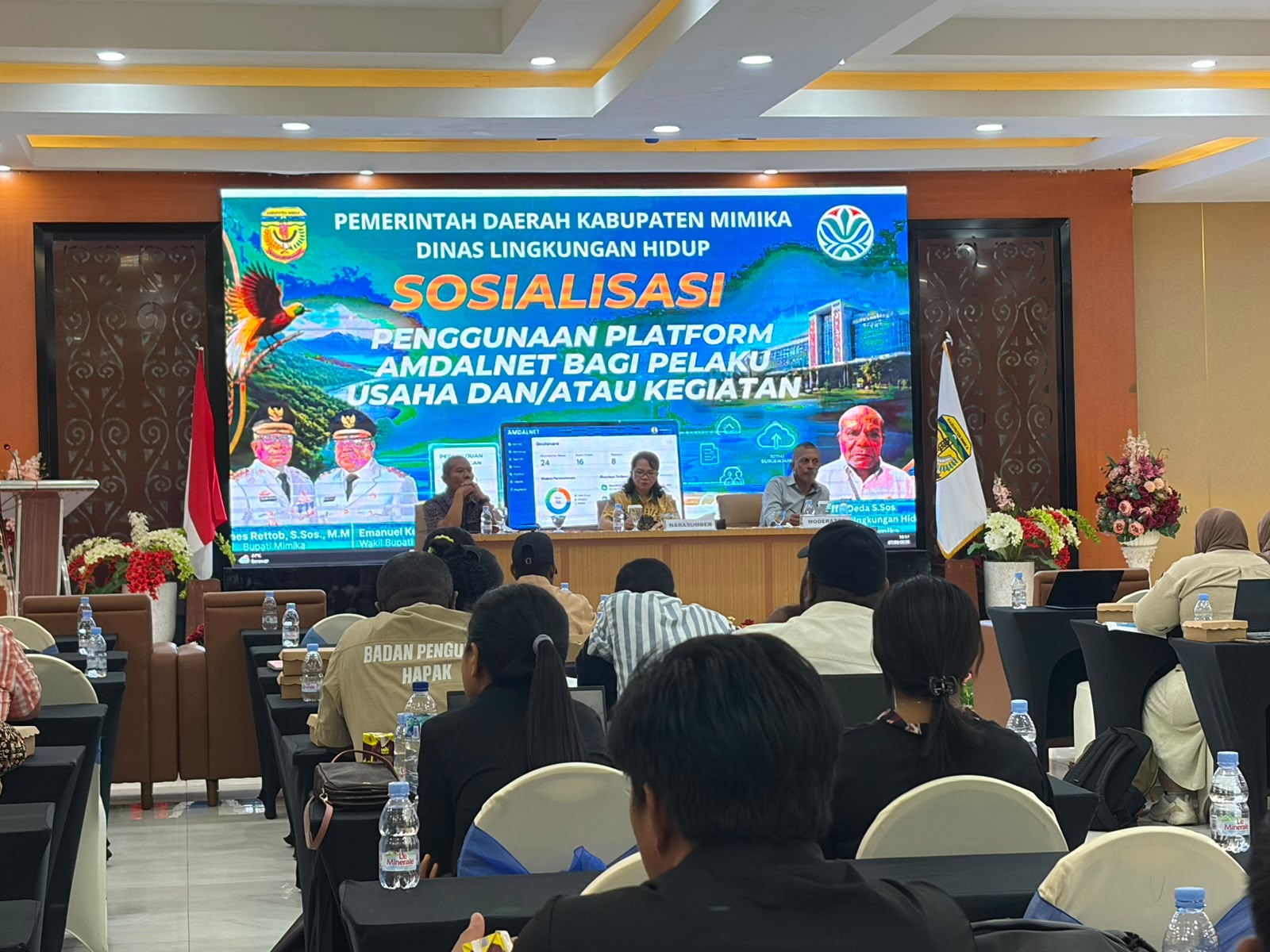 Persetujuan Lingkungan Bertransformasi ke Digital, DLH Mimika Sosialisasi Penggunaan Platform Amdalnet Bagi Pelaku Usaha