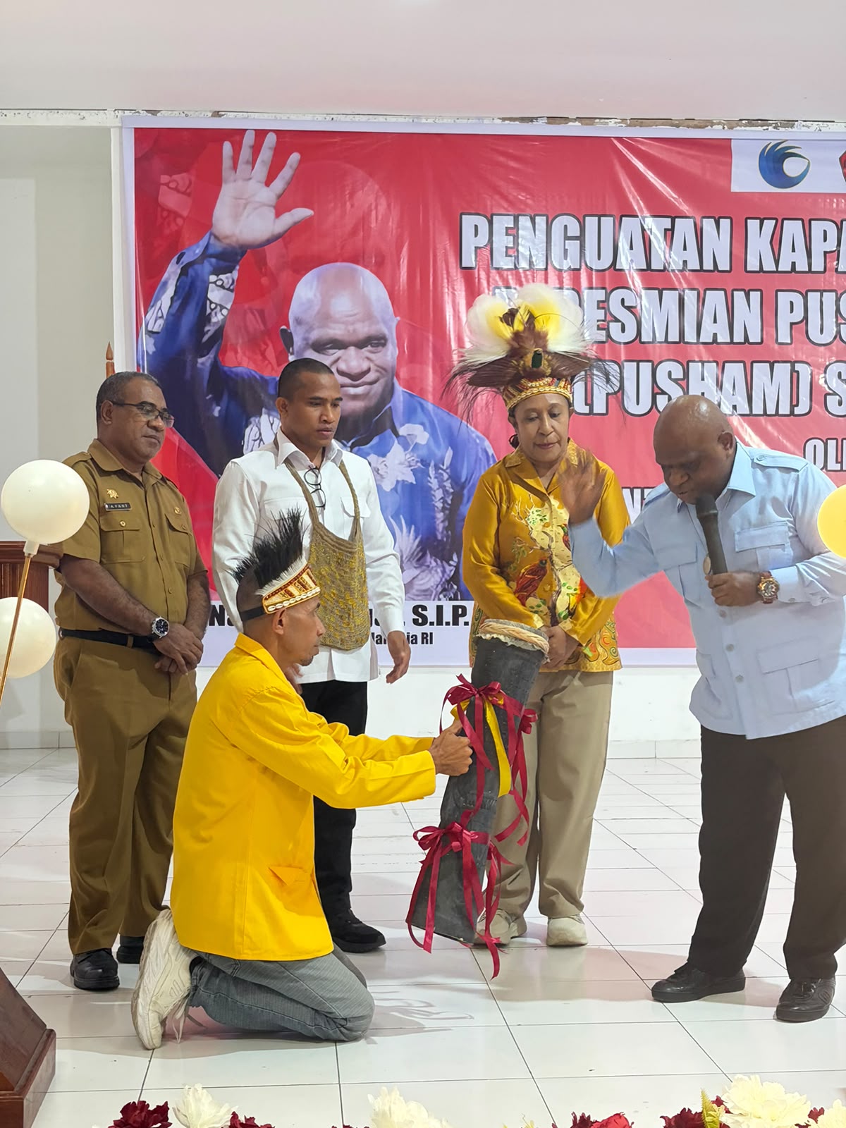 Pertama di Papua, Menteri HAM RI Resmikan PUSHAM STIH Mimika